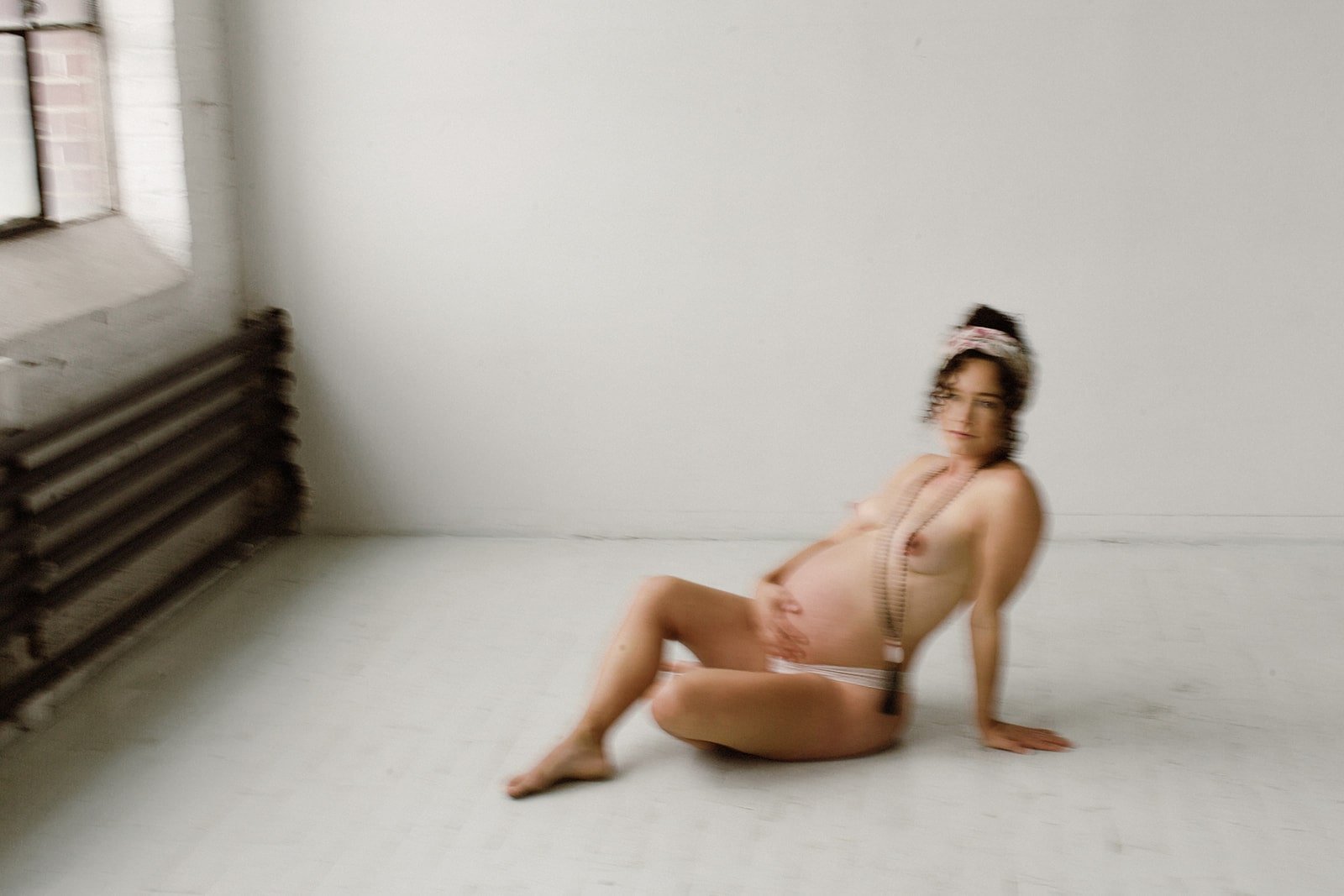 Seattle studio maternity session