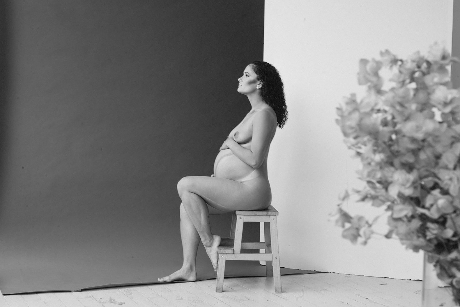 Seattle studio maternity session